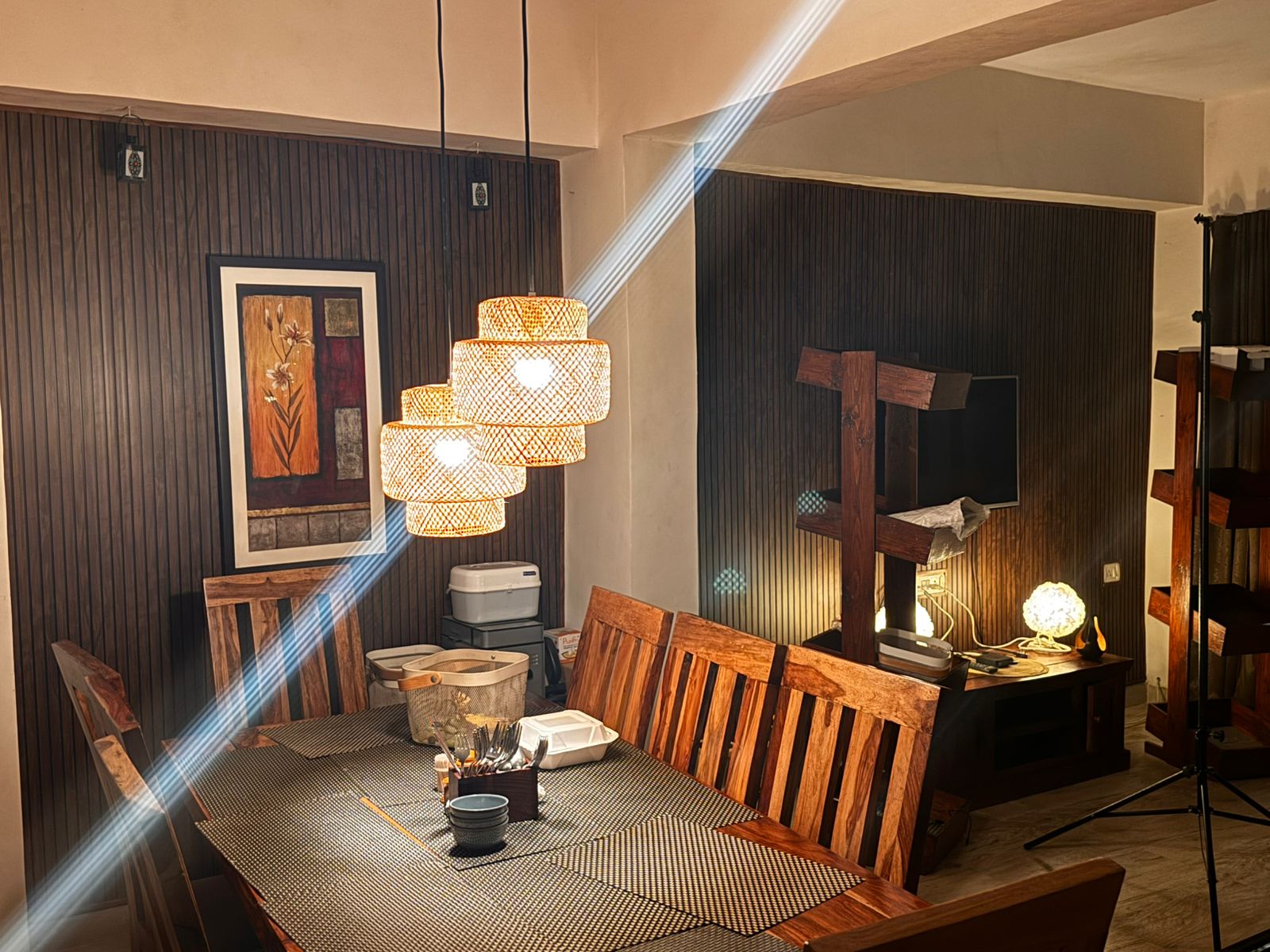Warm Cozy Interior lighting